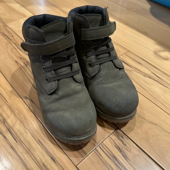 11 T fall boots army green - Picture 1 of 3